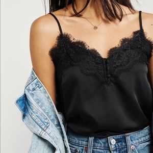 Abercrombie lace trim cami